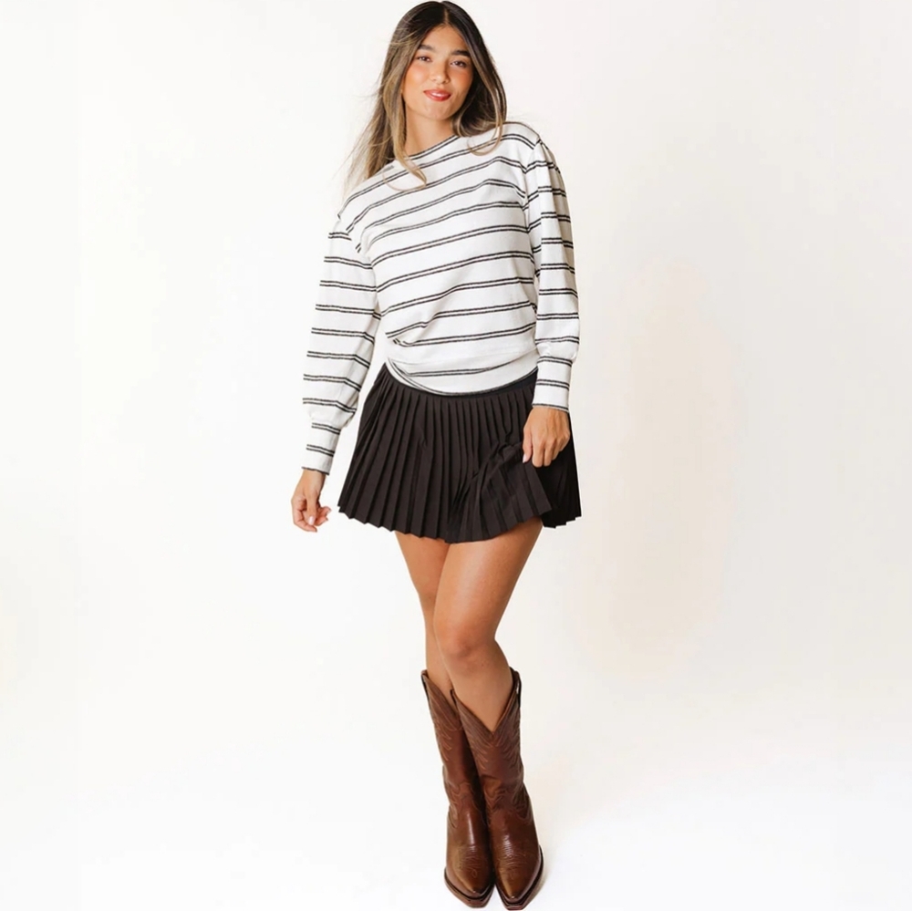 Albion Black Mini Skirt